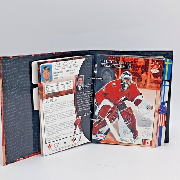 Olympic Hockey Heroes-Esso-Complete Set of 60 Cards in Collector Binder-1998 - Picture 3 of 10